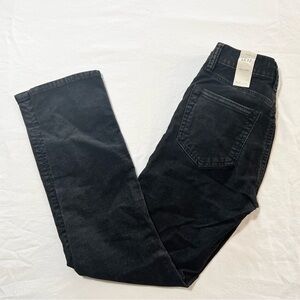 AE77 American Eagle charcoal corduroy slim classic jeans size 25x30